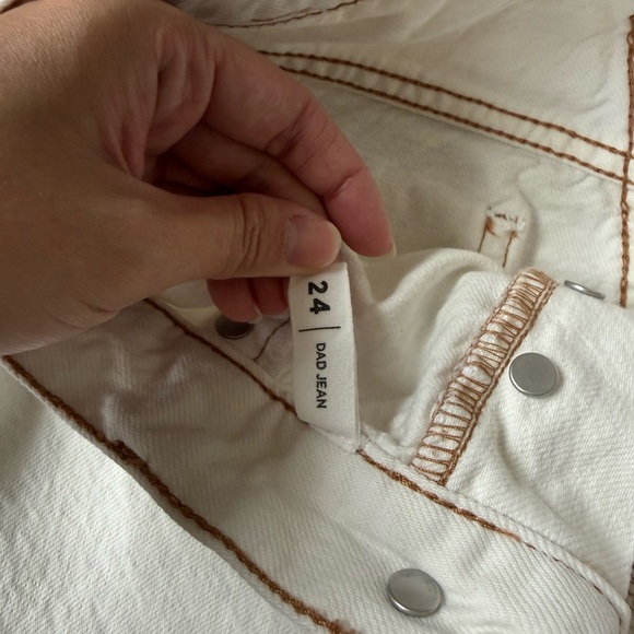 PacSun High Rise Cream Jeans - Picture 3 of 4